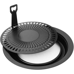 Unbranded 32cm Non-Stick BBQ Grill Plate for Portable Gas Stove Unbranded 32cm Non-Stick BBQ Grill Plate for Portable Gas Stove