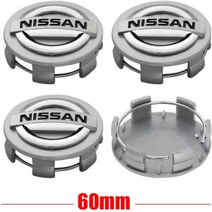 Ax trade (silver-60mm) 4Pcs Wheel Center Hub Caps Rims Cover Badge Car Accessories For Ni Ax trade (silver-60mm) 4Pcs Wheel Center Hub Caps Rims Cover Badge Car Accessories For Ni