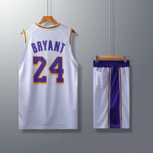 Unbranded (white, 140(140-150cm)) Quick-drying Breathable Activewear No.24 Bryant Basketba Unbranded (white, 140(140-150cm)) Quick-drying Breathable Activewear No.24 Bryant Basketba