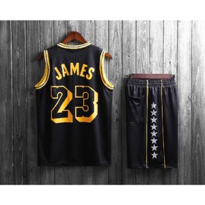 Unbranded (balck, 4XL(180-188cm)) Quick-drying Breathable Activewear No.23 James Basketbal Unbranded (balck, 4XL(180-188cm)) Quick-drying Breathable Activewear No.23 James Basketbal