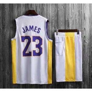 Unbranded (white, 4XL(180-188cm)) Quick-drying Breathable Activewear No.23 James Basketbal Unbranded (white, 4XL(180-188cm)) Quick-drying Breathable Activewear No.23 James Basketbal