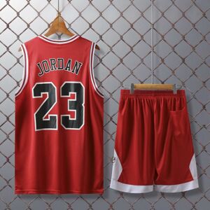 Unbranded (red, 110(110-120cm)) Quick-drying Breathable Activewear No.23 Jordan Basketball Unbranded (red, 110(110-120cm)) Quick-drying Breathable Activewear No.23 Jordan Basketball