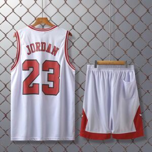 Unbranded (white, 140(140-150cm)) Quick-drying Breathable Activewear No.23 Jordan Basketba Unbranded (white, 140(140-150cm)) Quick-drying Breathable Activewear No.23 Jordan Basketba