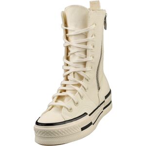 (6.5) Converse Chuck 70 Plus X-hi Womens Casual Trainers in Egret Black (6.5) Converse Chuck 70 Plus X-hi Womens Casual Trainers in Egret Black