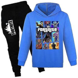 Kikidex (Blue, 7-8 Years) Fortnite Tracksuit Set Kids Boys Girls Long Sleeve Hoodies Hoo Kikidex (Blue, 7-8 Years) Fortnite Tracksuit Set Kids Boys Girls Long Sleeve Hoodies Hoo