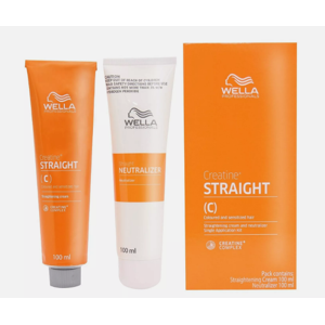Wella Professionals Creatine+ (C) Cream & NeutilzerStraight Hairs200ml Wella Professionals Creatine+ (C) Cream & NeutilzerStraight Hairs200ml