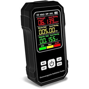 Unbranded (Black) Digital Radiation Meter Radiation Detector Rf Strength Emf Tester With S Unbranded (Black) Digital Radiation Meter Radiation Detector Rf Strength Emf Tester With S