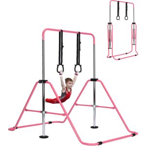 Unbranded (1?pink) Kid Gymnastics Bar Training Kip Bar With Grips Unbranded (1?pink) Kid Gymnastics Bar Training Kip Bar With Grips