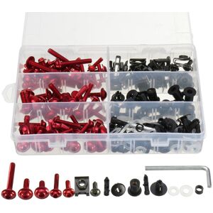 GreenZech (Red) 223pcs Motorcycle Windscreen Body Fairing Bolts Fastener Clips Screws For GreenZech (Red) 223pcs Motorcycle Windscreen Body Fairing Bolts Fastener Clips Screws For