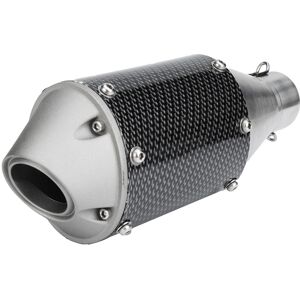 GreenZech 38-51mm Universal Stainless Steel Motorcycle Carbon Fiber Tail Exhaust Pipe GreenZech 38-51mm Universal Stainless Steel Motorcycle Carbon Fiber Tail Exhaust Pipe