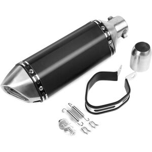 GreenZech 38mm-51mm Motorcycle Exhaust Muffler Pipe with Silencer Slip-On Scooter Universa GreenZech 38mm-51mm Motorcycle Exhaust Muffler Pipe with Silencer Slip-On Scooter Universa