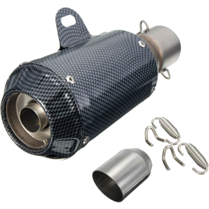 GreenZech (Carbon Fiber Color) 38-51mm Motorcycle GP Exhaust Muffler Pipe Silencer End Sli GreenZech (Carbon Fiber Color) 38-51mm Motorcycle GP Exhaust Muffler Pipe Silencer End Sli
