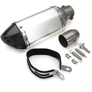 GreenZech (Titanium + carbon fiber end) 38-51mm Motorcycle Steel Short Exhaust Muffler Pip GreenZech (Titanium + carbon fiber end) 38-51mm Motorcycle Steel Short Exhaust Muffler Pip