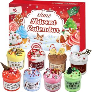 Bynone Slime Advent Calendar 2024 - Christmas Countdown Calendars 24 Days of Surprises Bynone Slime Advent Calendar 2024 - Christmas Countdown Calendars 24 Days of Surprises