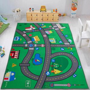 Unbranded Kids Children's Rugs Town Road Map City Rug Play Village Mat 80x120 Unbranded Kids Children's Rugs Town Road Map City Rug Play Village Mat 80x120