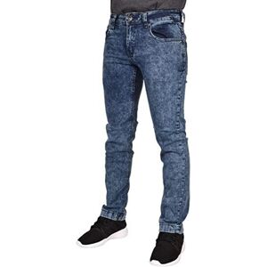 True Face (Mid Blue, 28W x 32L) Mens Stretch SlimFit Jeans DenimPant TF022Trousers True Face (Mid Blue, 28W x 32L) Mens Stretch SlimFit Jeans DenimPant TF022Trousers