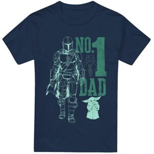 (L, Navy) Star Wars: The Mandalorian Mens No. 1 Dad Mando T-Shirt (L, Navy) Star Wars: The Mandalorian Mens No. 1 Dad Mando T-Shirt
