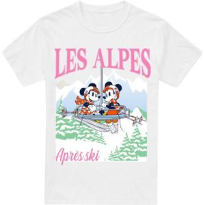 (XL, White) Disney Mens Les Alpes Mickey Mouse T-Shirt (XL, White) Disney Mens Les Alpes Mickey Mouse T-Shirt