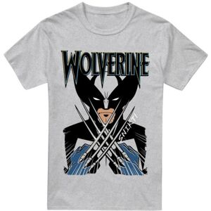 (S, Sport Heather) Marvel Mens X-Men Wolverine Action Shot T-Shirt (S, Sport Heather) Marvel Mens X-Men Wolverine Action Shot T-Shirt