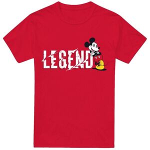 (L, Red) Disney Mens Legend Mickey Mouse Fathers Day T-Shirt (L, Red) Disney Mens Legend Mickey Mouse Fathers Day T-Shirt