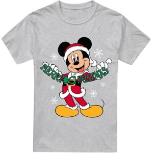 (XXL, Sport Heather) Disney Mens Merry Christmas Mickey Mouse T-Shirt (XXL, Sport Heather) Disney Mens Merry Christmas Mickey Mouse T-Shirt