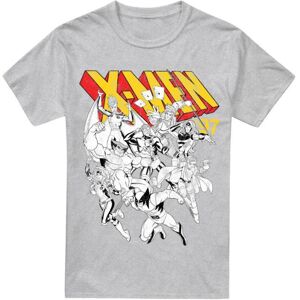 (3XL, Sport Heather) Marvel Mens X-Men Retro Team T-Shirt (3XL, Sport Heather) Marvel Mens X-Men Retro Team T-Shirt