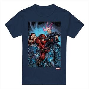 (M, Navy) Marvel Mens X-Men Destroy Juggernaut T-Shirt (M, Navy) Marvel Mens X-Men Destroy Juggernaut T-Shirt