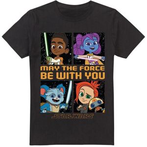 (S, Black) Star Wars Mens Young Jedi Adventure Among The Stars T-Shirt (S, Black) Star Wars Mens Young Jedi Adventure Among The Stars T-Shirt