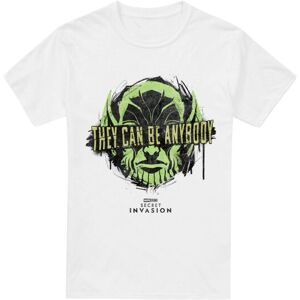 (XXL, White) Marvel Mens Secret Invasion Anybody T-Shirt (XXL, White) Marvel Mens Secret Invasion Anybody T-Shirt