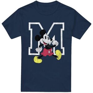(S, Navy) Disney Mens Mickey Mouse Classic Walk T-Shirt (S, Navy) Disney Mens Mickey Mouse Classic Walk T-Shirt