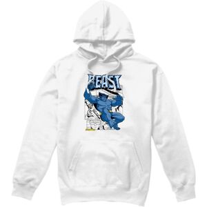 (XXL, White) Marvel Mens X-Men Beast Comic Hoodie (XXL, White) Marvel Mens X-Men Beast Comic Hoodie