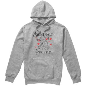 (M, Sport Heather) Star Wars Mens Yoda One For Me Valentine's Day Hoodie (M, Sport Heather) Star Wars Mens Yoda One For Me Valentine's Day Hoodie