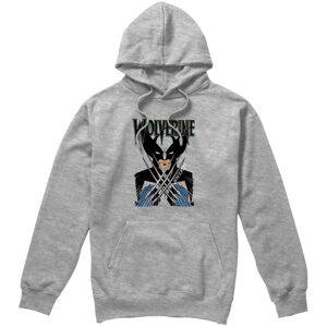 (S, Sport Heather) Marvel Mens X-Men Wolverine Action Shot Hoodie (S, Sport Heather) Marvel Mens X-Men Wolverine Action Shot Hoodie