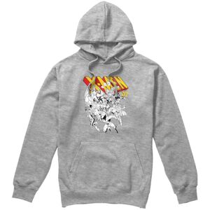 (XXL, Sport Heather) Marvel Mens X-Men Retro Team Hoodie (XXL, Sport Heather) Marvel Mens X-Men Retro Team Hoodie