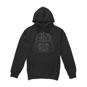 (S, Black) Star Wars Mens Darth Vader Text Head Hoodie (S, Black) Star Wars Mens Darth Vader Text Head Hoodie