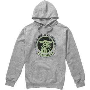 (M, Sport Heather) Star Wars: The Mandalorian Mens Mysterious Ways Grogu Hoodie (M, Sport Heather) Star Wars: The Mandalorian Mens Mysterious Ways Grogu Hoodie