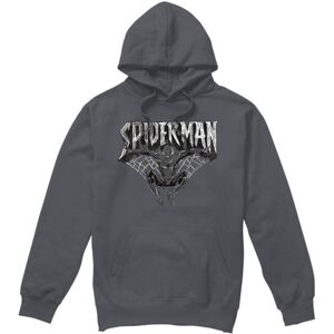 (M, Charcoal) Marvel Mens Spider-Man Sketch Hoodie (M, Charcoal) Marvel Mens Spider-Man Sketch Hoodie