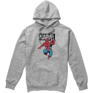 (XL, Sport Heather) Marvel Mens Spider-Man Jump Hoodie (XL, Sport Heather) Marvel Mens Spider-Man Jump Hoodie