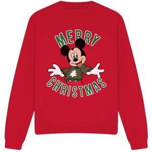 (XL, Red) Disney Unisex Adult Mickey Mouse Christmas Sweater Sweatshirt (XL, Red) Disney Unisex Adult Mickey Mouse Christmas Sweater Sweatshirt