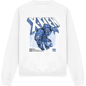(L, White) Marvel Unisex Adult X-Men Beast Sweatshirt (L, White) Marvel Unisex Adult X-Men Beast Sweatshirt