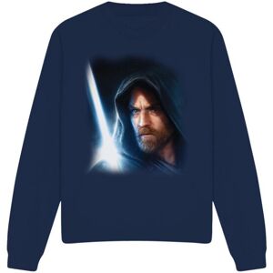 (M, Navy) Star Wars Unisex Adult Obi Wan Kenobi Poster Sweatshirt (M, Navy) Star Wars Unisex Adult Obi Wan Kenobi Poster Sweatshirt