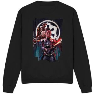 (L, Black) Star Wars Unisex Adult Inquisitors Obi Wan Kenobi Reva Painted Sweats (L, Black) Star Wars Unisex Adult Inquisitors Obi Wan Kenobi Reva Painted Sweats