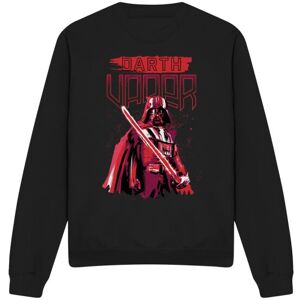 (L, Black) Star Wars Unisex Adult Darth Vader Painted Sweatshirt (L, Black) Star Wars Unisex Adult Darth Vader Painted Sweatshirt