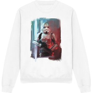 (XXL, White) Star Wars Unisex Adult Obi Wan Kenobi Painted Sweatshirt (XXL, White) Star Wars Unisex Adult Obi Wan Kenobi Painted Sweatshirt