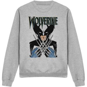 (XL, Sport Heather) Marvel Unisex Adult X-Men Wolverine Action Shot Sweatshirt (XL, Sport Heather) Marvel Unisex Adult X-Men Wolverine Action Shot Sweatshirt