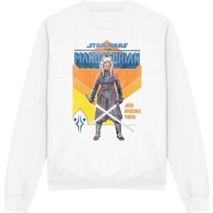 (M, White) Star Wars Unisex Adult Jedi Ahsoka Sweatshirt (M, White) Star Wars Unisex Adult Jedi Ahsoka Sweatshirt