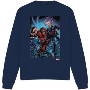 (XXL, Navy) Marvel Unisex Adult X-Men Destroy Juggernaut Sweatshirt (XXL, Navy) Marvel Unisex Adult X-Men Destroy Juggernaut Sweatshirt