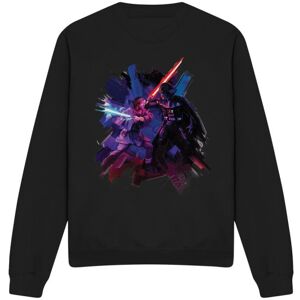 (M, Black) Star Wars Unisex Adult Obi Wan Kenobi Vader Painted Sweatshirt (M, Black) Star Wars Unisex Adult Obi Wan Kenobi Vader Painted Sweatshirt
