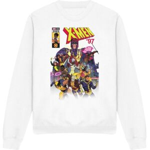 (L, White) Marvel Unisex Adult X-Men Comic Cover Team Sweatshirt (L, White) Marvel Unisex Adult X-Men Comic Cover Team Sweatshirt