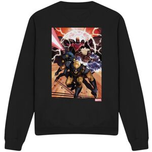 (M, Black) Marvel Unisex Adult X-Men Team Attack Sweatshirt (M, Black) Marvel Unisex Adult X-Men Team Attack Sweatshirt